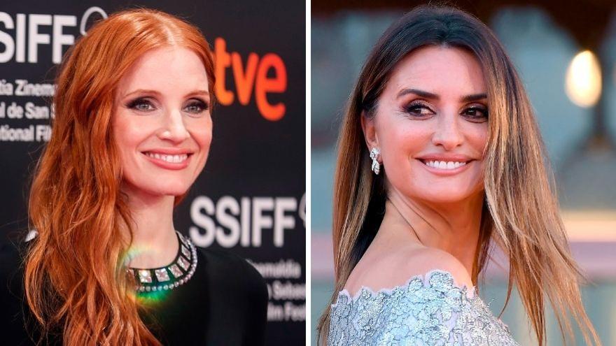 Jessica Chastain y Penélope Cruz.