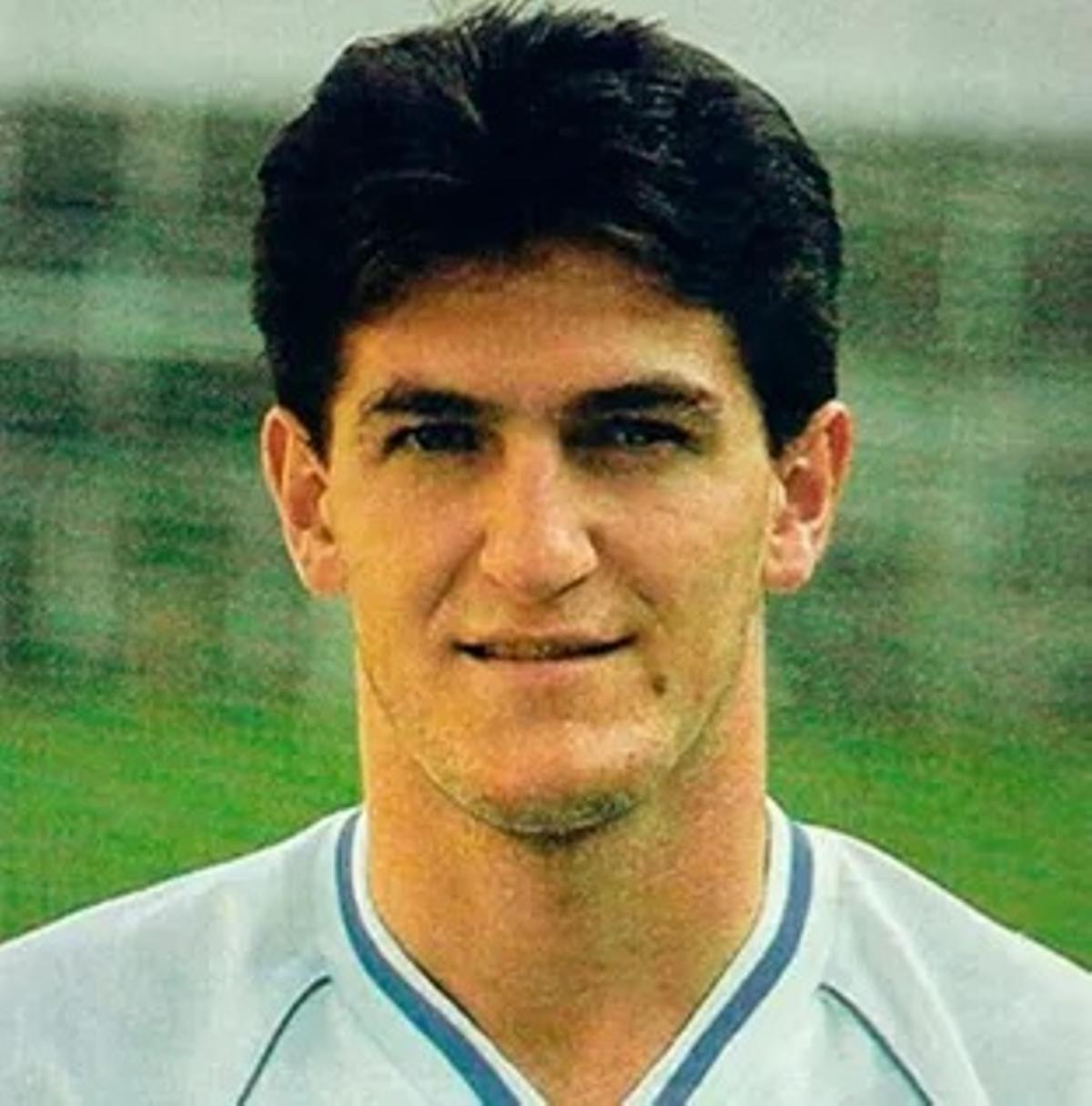 Mikel Lasa, en su etapa en el Real Madrid