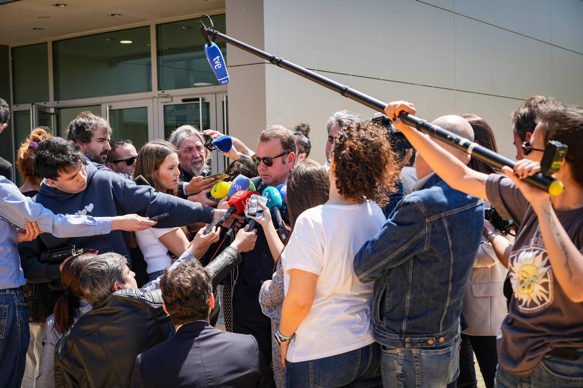 David Sánchez declara en los juzgados de Badajoz