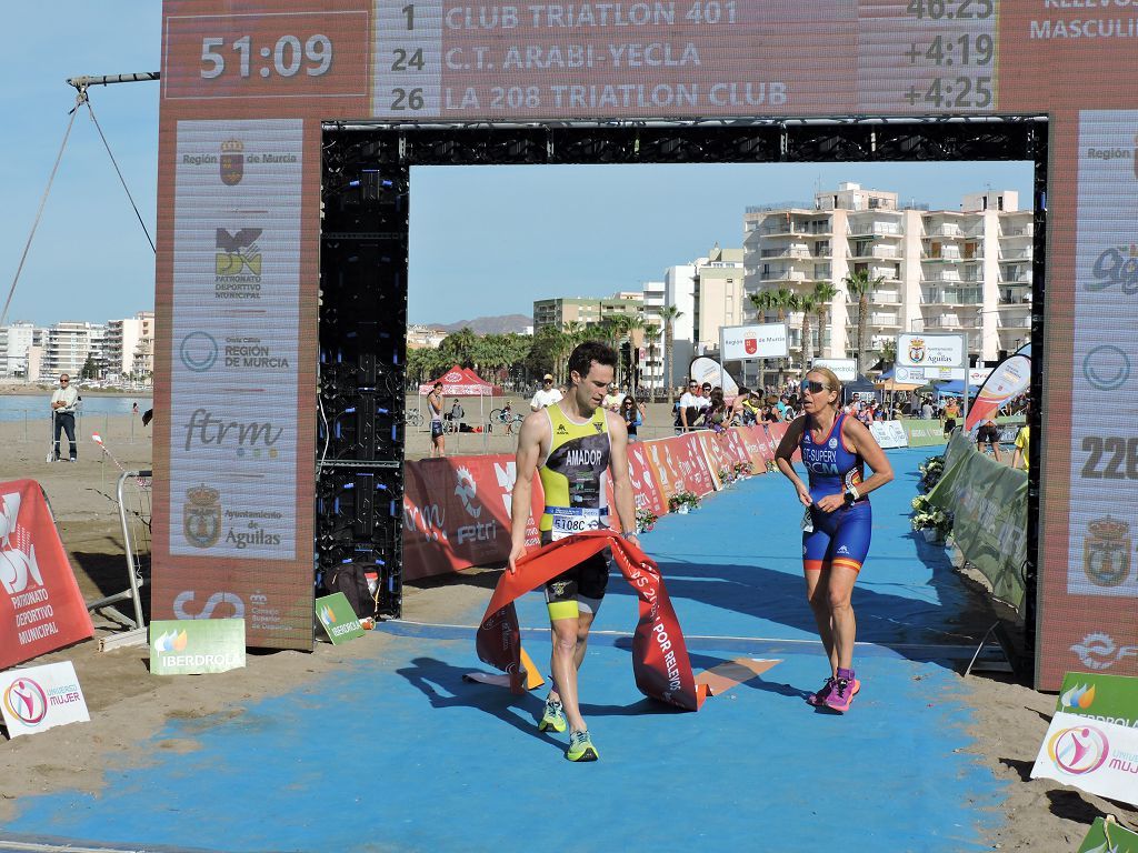 Campeonato de España de Triatlón de relevos en Águilas