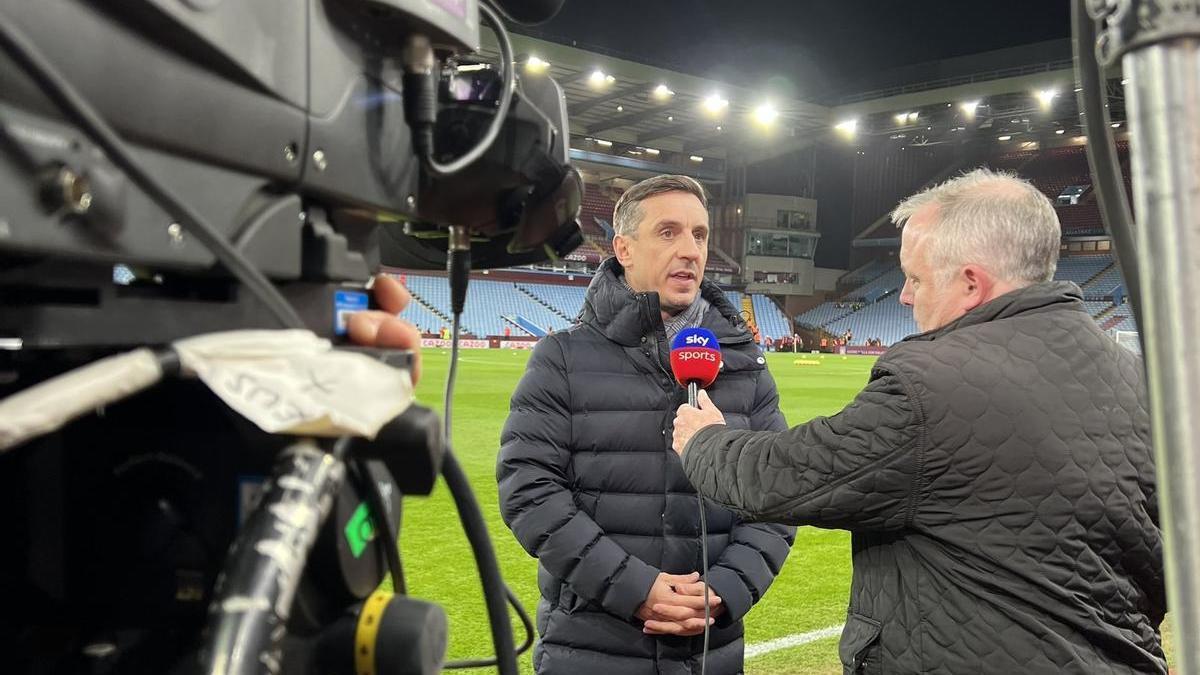 Gary Neville, hablando para Sky Sports.