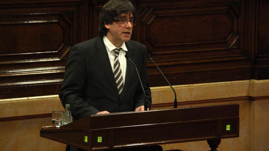 El president de la Generalitat, Carles Puigdemont.