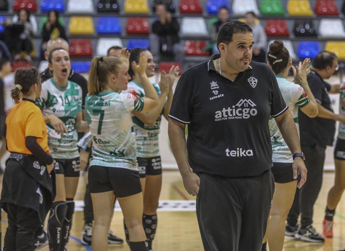 Joaquín Rocamora, durante un encuentro del AtticGo Elche