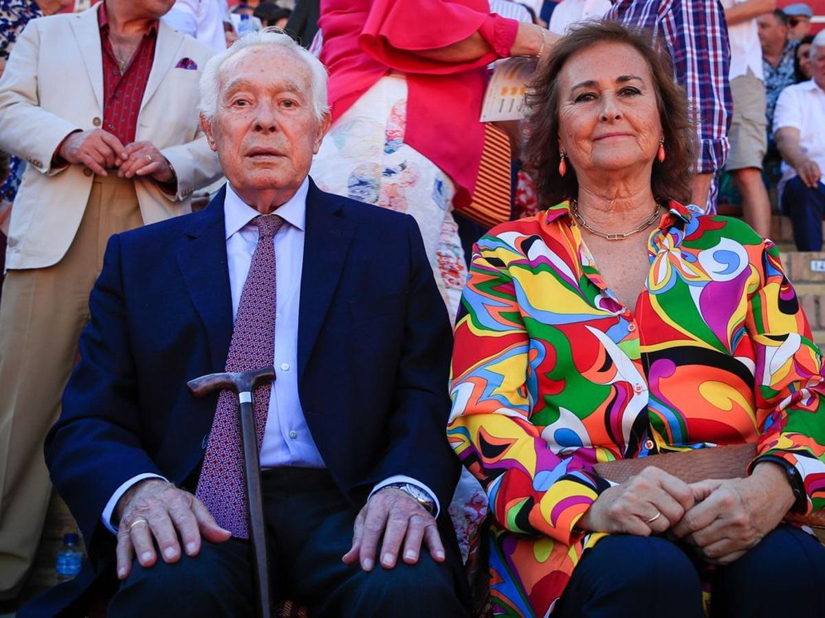 La pareja, en una imagen de archivo en la Feria de Abril.