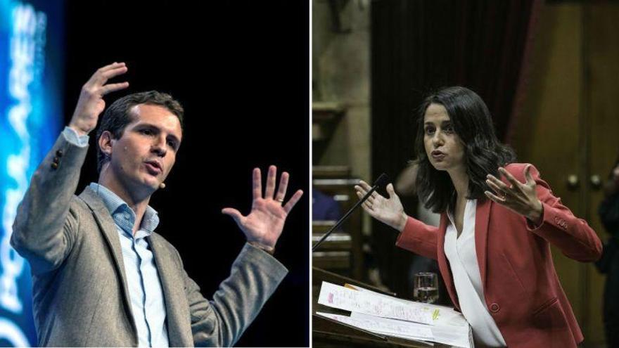 PP y Cs compiten en demonizar el discurso de Torra y el PSC lo ve anclado en el pasado