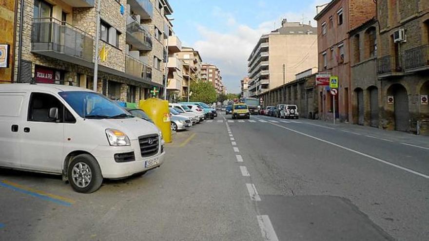 Tram de la carretera de Manresa que travessa Solsona