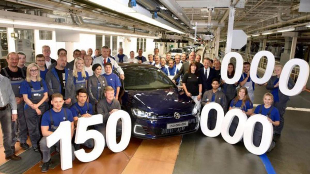 Volkswagen produce 150 millones