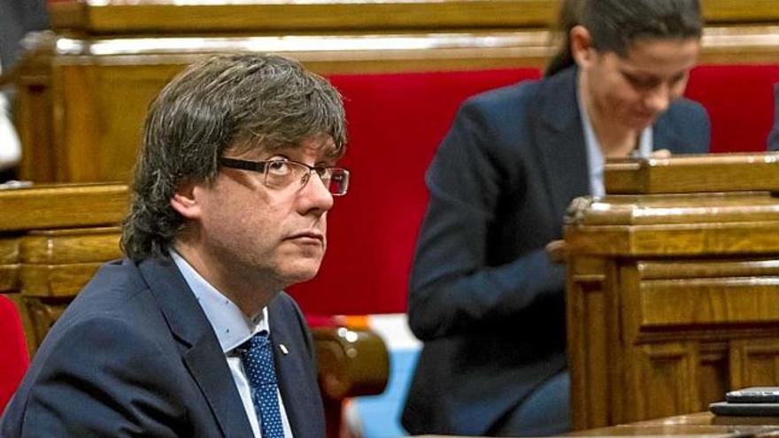 El President de la Generalitat, Carles Puigdemont