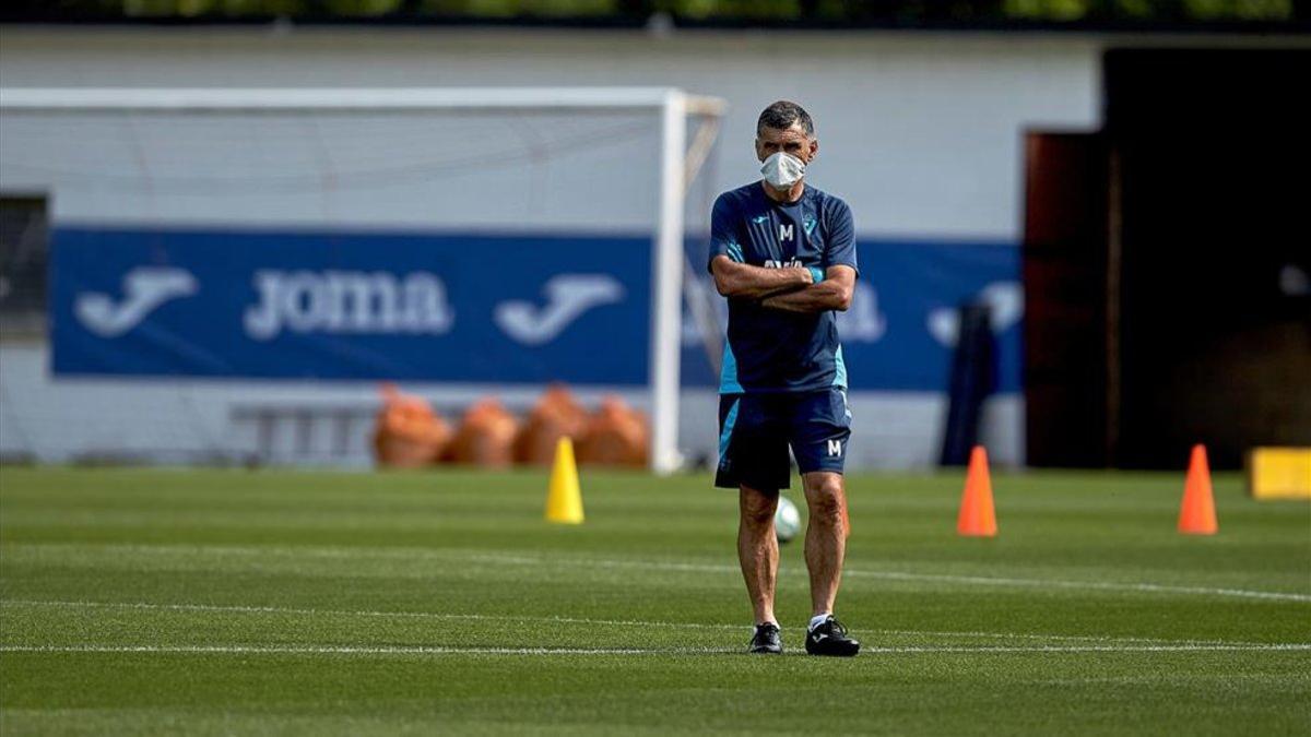 Sesión preparatoria del Eibar en la primera fase de entrenamientos individuales