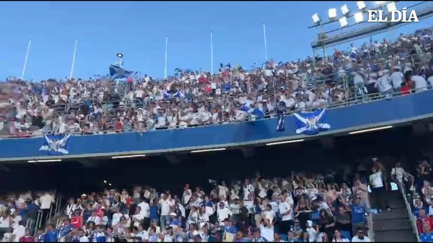 Fiesta en la grada del Heliodoro