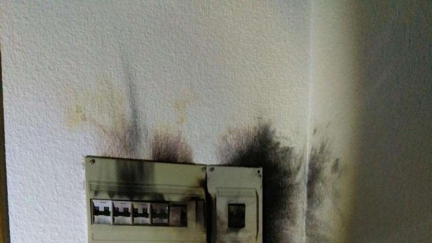 Un rayo destroza electrodomésticos y gas en un edificio de Vila-real