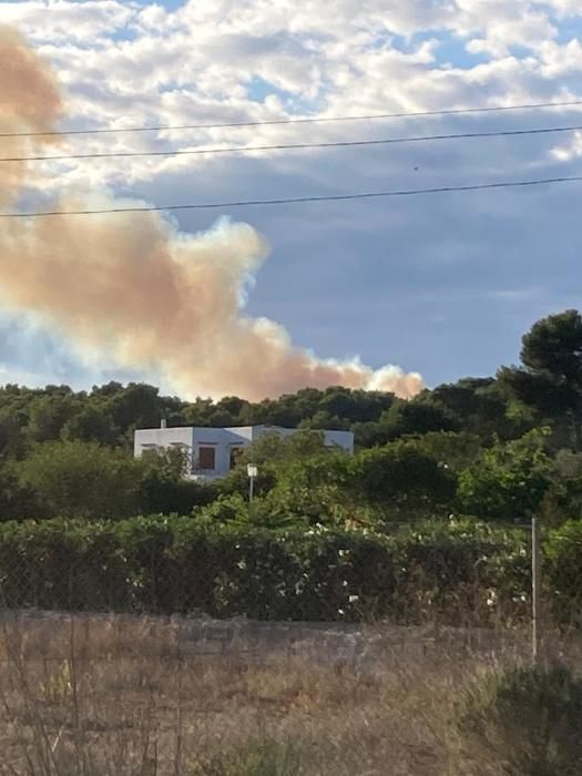 Incendio en Sant Josep