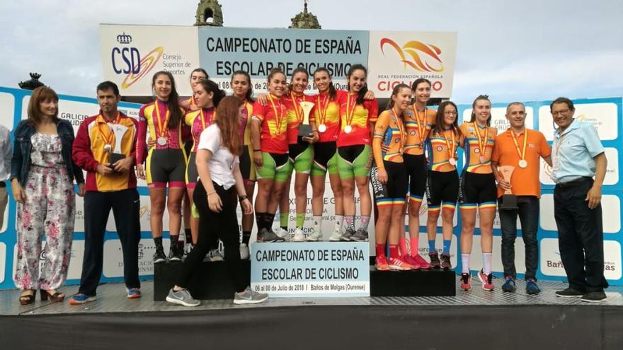 Mar Lizón y Cristina Succi han logrado el bronce en la modalidad de contrarreloj por equipos
