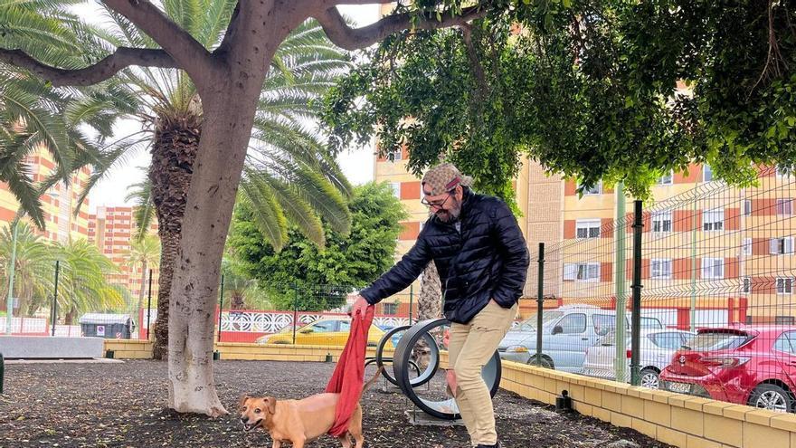 Un nuevo pipican y mejoras en las zonas verdes: el Ayuntamiento de Las Palmas de Gran Canaria actúa en Cruz de Piedra