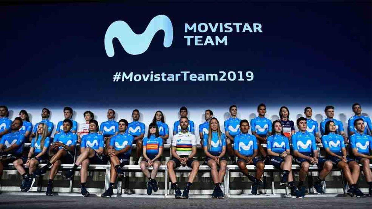 Unzue presentó al equipo Movistar