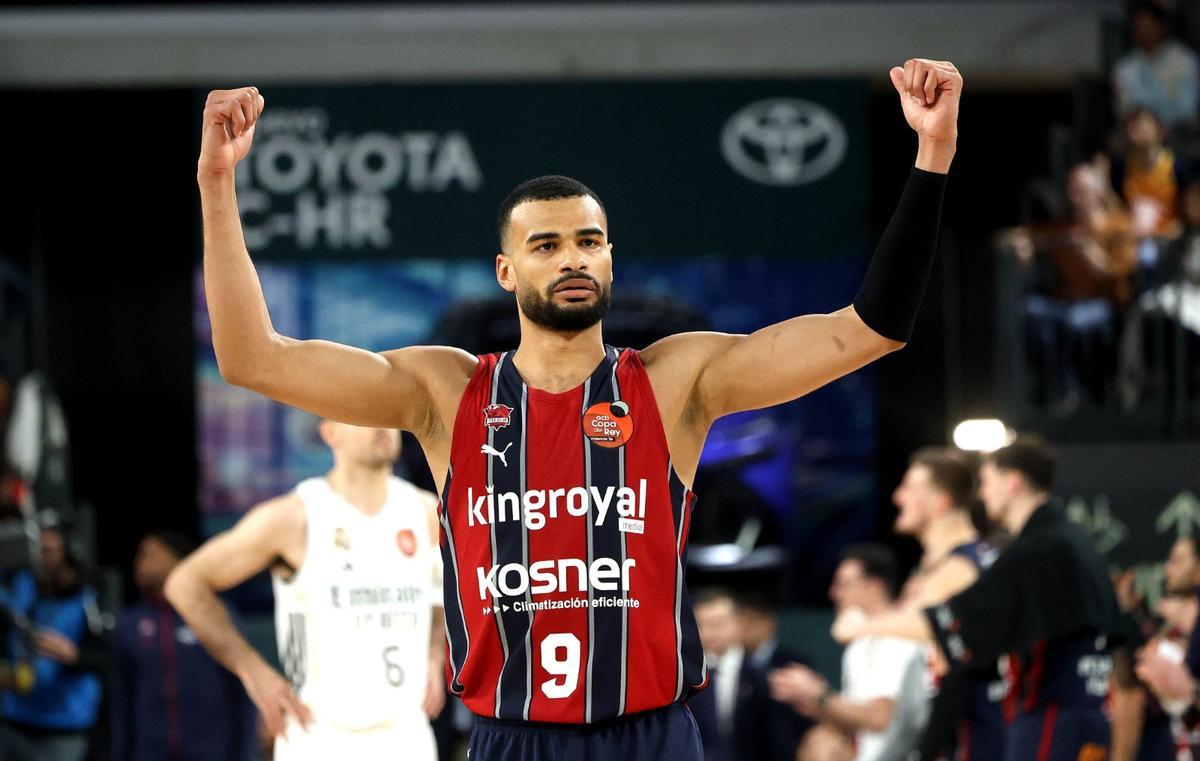 Luwawu-Cabarrot, el máximo anotador baskonista de la final con 28 puntos.
