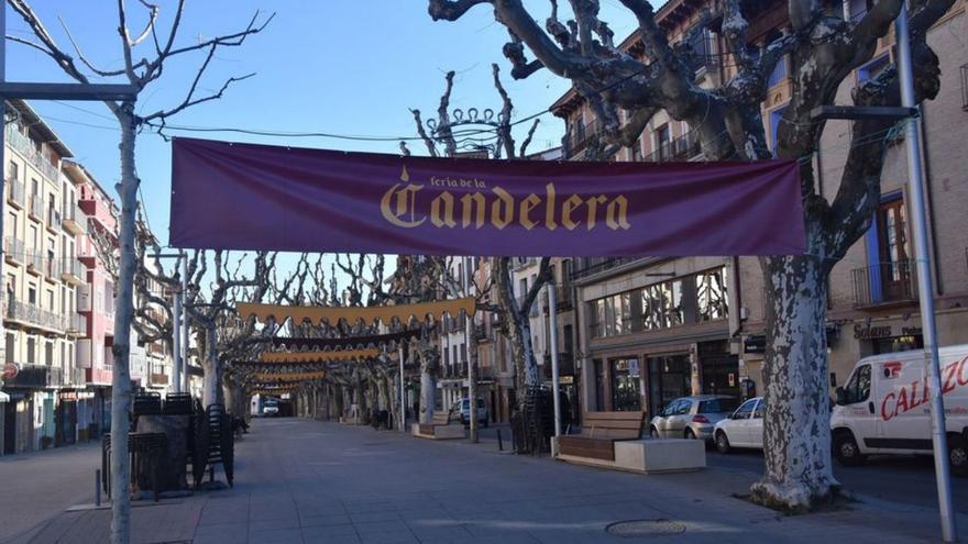 Barbastro recupera los puestos en la calle para la Candelera