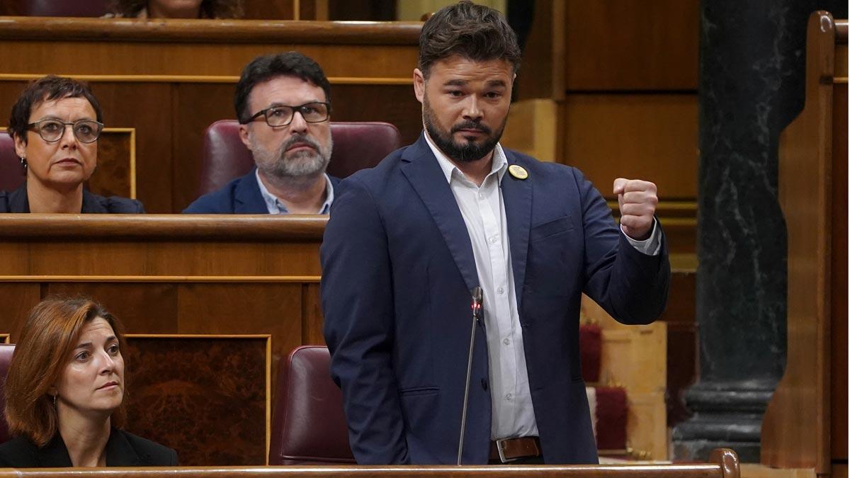 Gabriel Rufián: La gente está hasta los bemoles de nosotros.