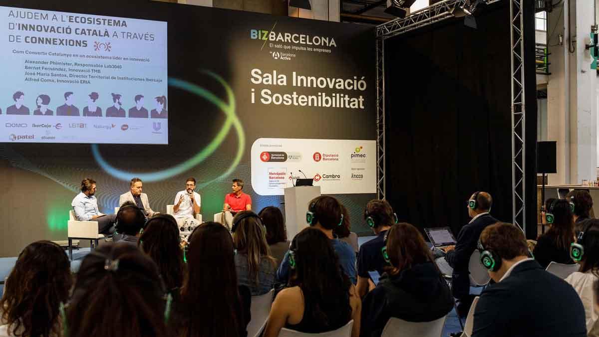 Una de las mesas redondas de la pasada edición de Bizbarcelona.