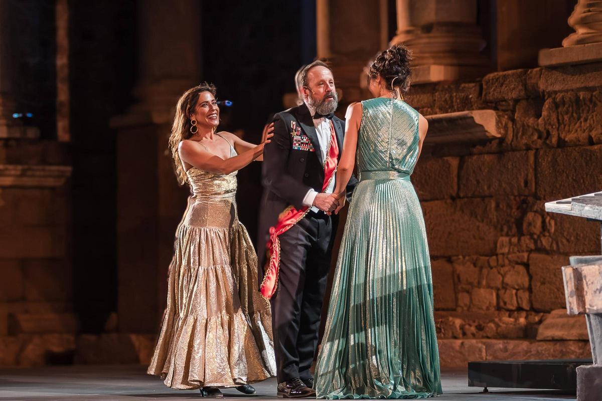 El Teatro Romano de Mérida acoge la puesta en 'Electra' El Teatro Romano de Mérida acoge la puesta en 'Electra'