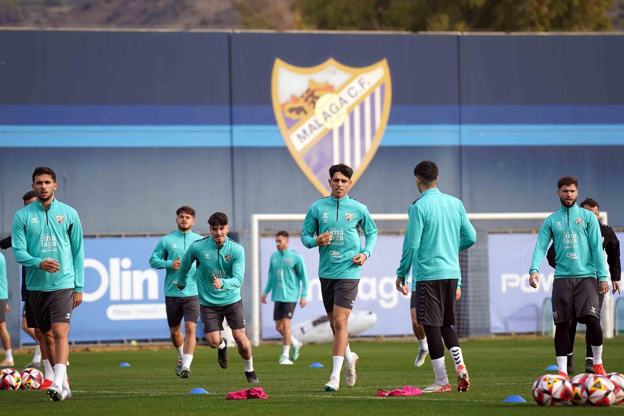 El Málaga CF retoma los entrenamientos tras el choque de Copa