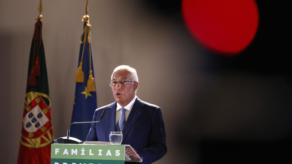 El primer ministro de Portugal, Antonio Costa, este lunes en Lisboa.