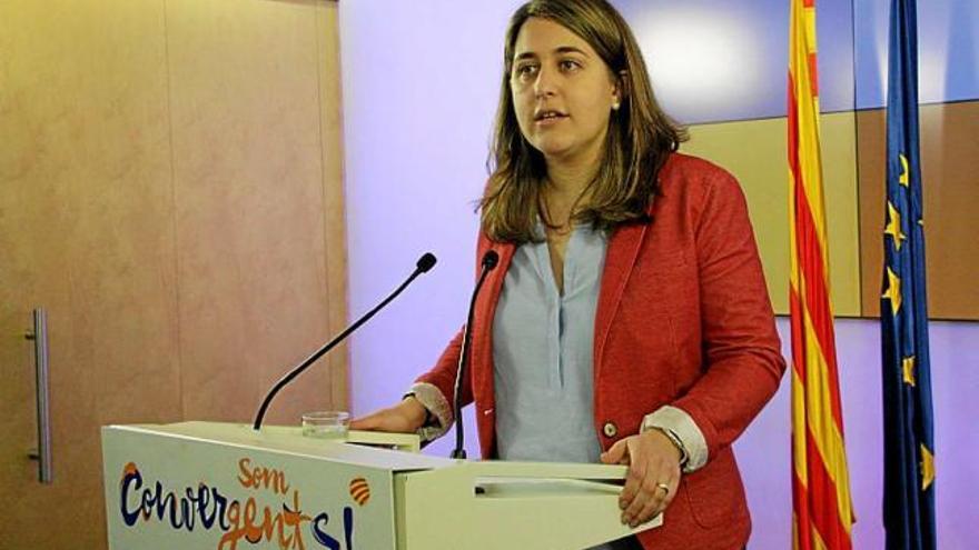 La portaveu de Convergència, Marta Pascal