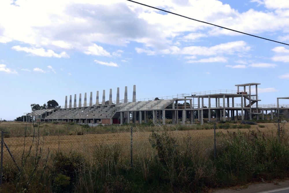 Arraijanal: Las obras abandonadas de la Academia del Málaga CF