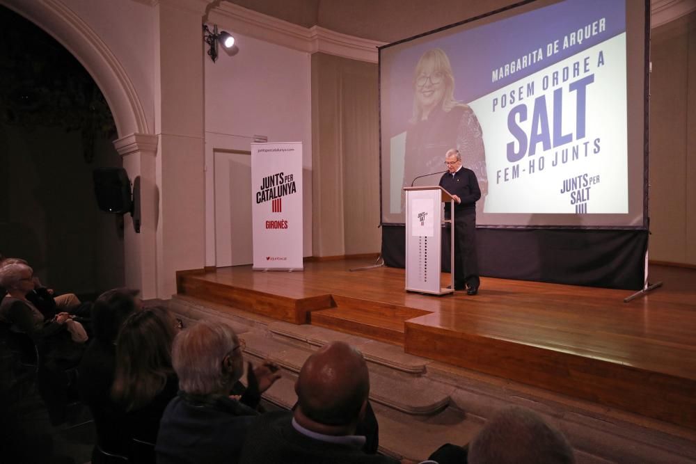 Artur Mas presenta Margaria de Arquer com a líder de Junts per Salt