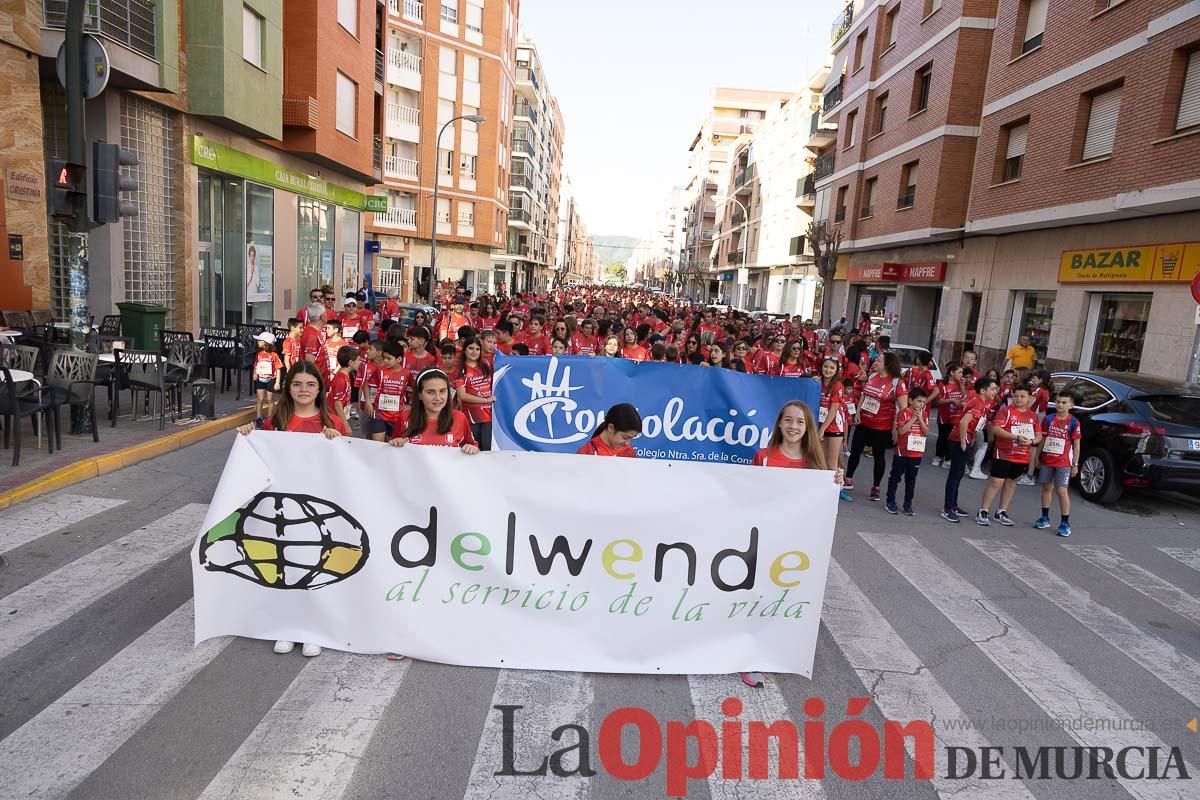 Marcha de la ONG Delwende en Caravaca