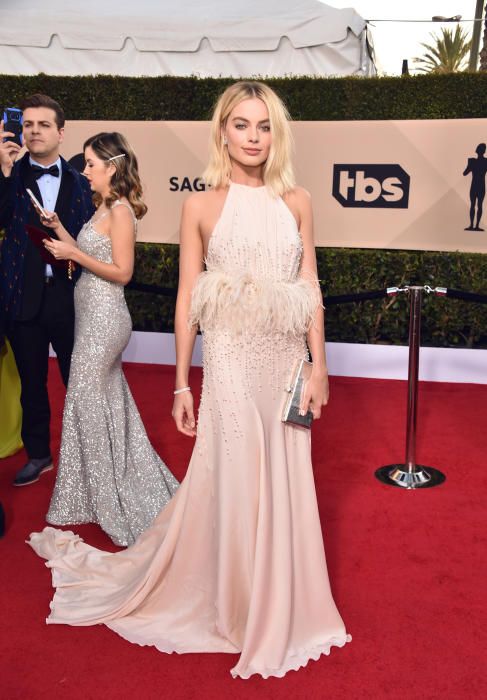 Margot Robbie en la alfombra roja