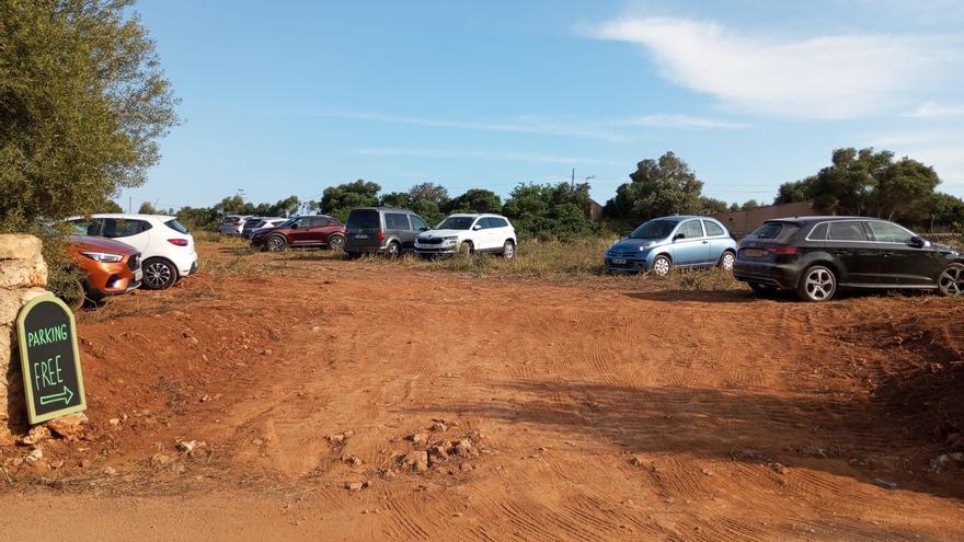 Denuncian ante el Consell obras ilegales en el nuevo aparcamiento de Cala sa Nau