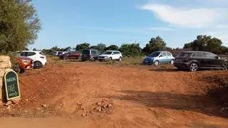 Denuncian ante el Consell obras ilegales en el nuevo aparcamiento de Cala sa Nau