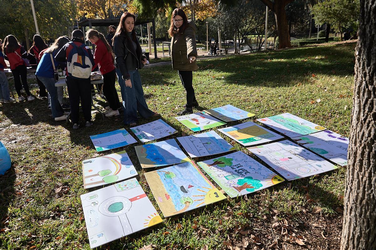 Los escolares participaron en los cuatro talleres programados