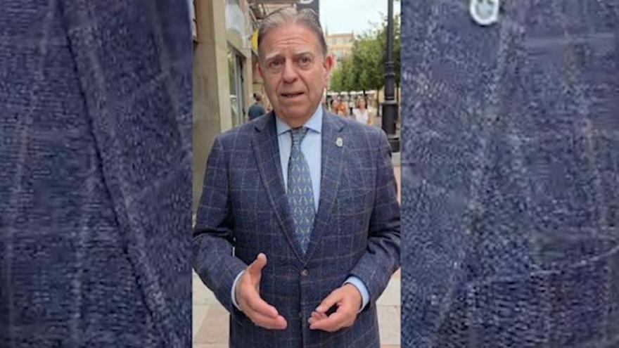 VÍDEO: El alcalde de Oviedo, Alfredo Canteli, se suma a la porra de España