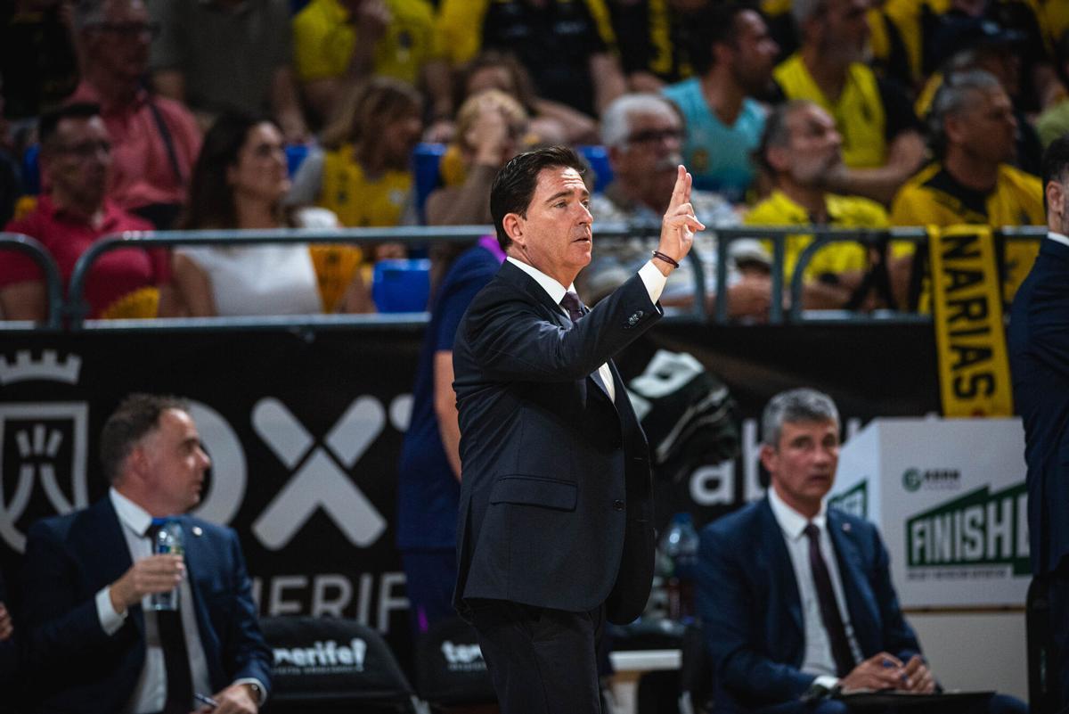 El CB Canarias - FC Barcelona de playoff, en imágenes