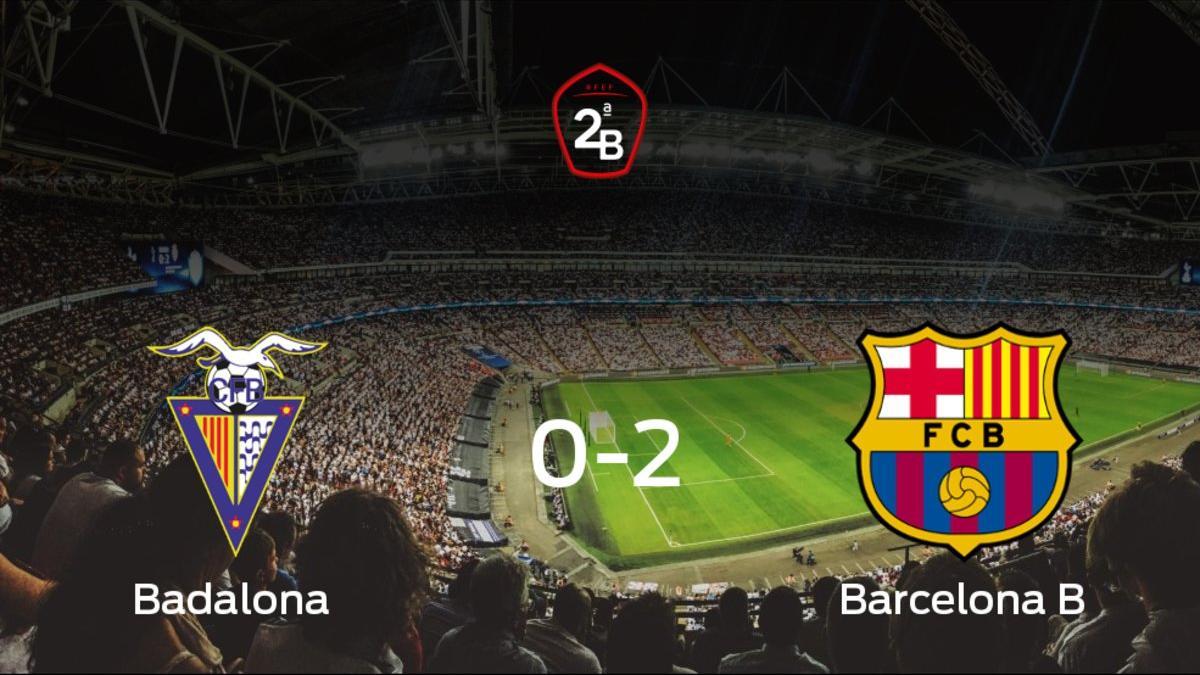 El Barcelona B gana 0-2 en el estadio del Badalona