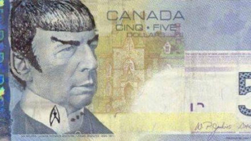 El Banco de Canadá pide a los seguidores de &#039;Star Trek&#039; que dejen de homenajear a Spock en los billetes