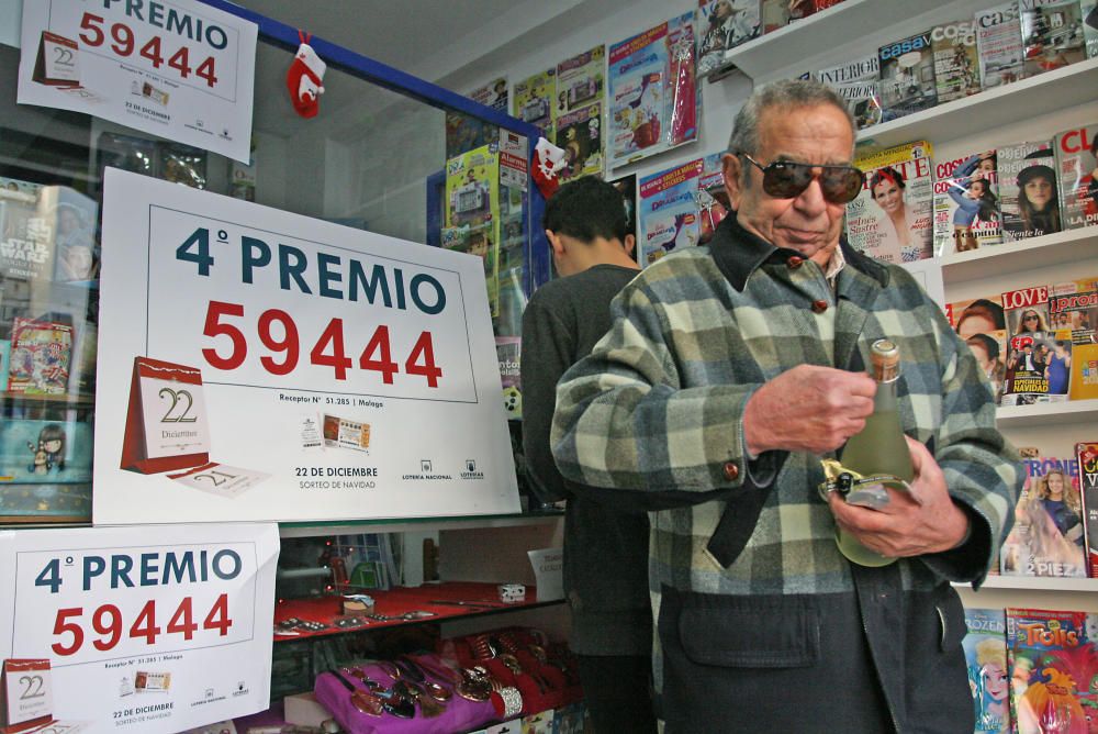 Lotería de Navidad 2016 en Málaga