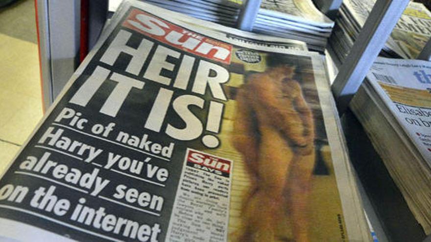 Portada de &#039;The Sun&#039; de este viernes.