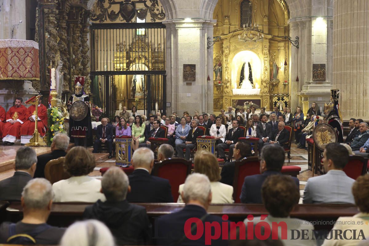 Fiestas de Caravaca: misa Pontifical en el día de la Vera Cruz