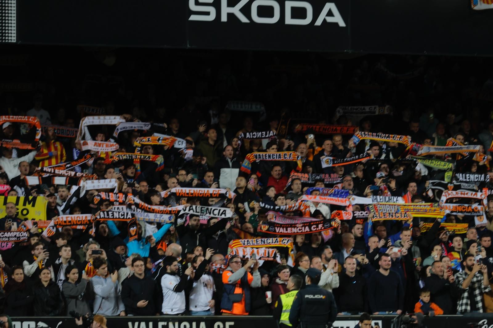 El Valencia CF - Real Madrid, en imágenes