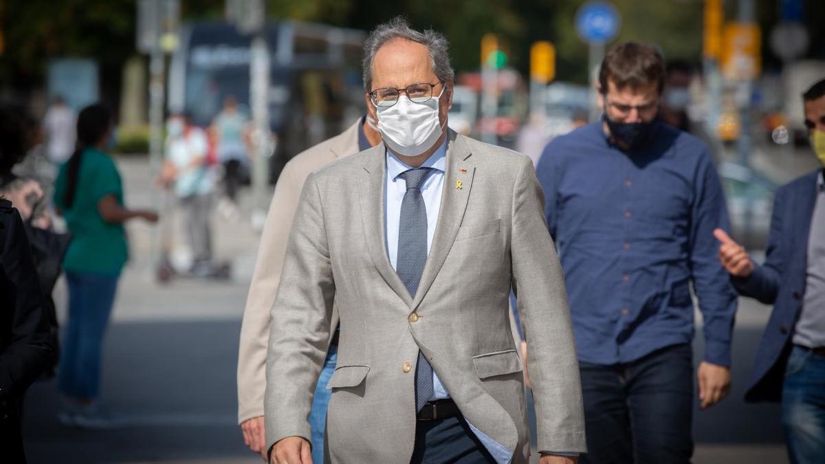 El president inhabilitat Quim Torra.