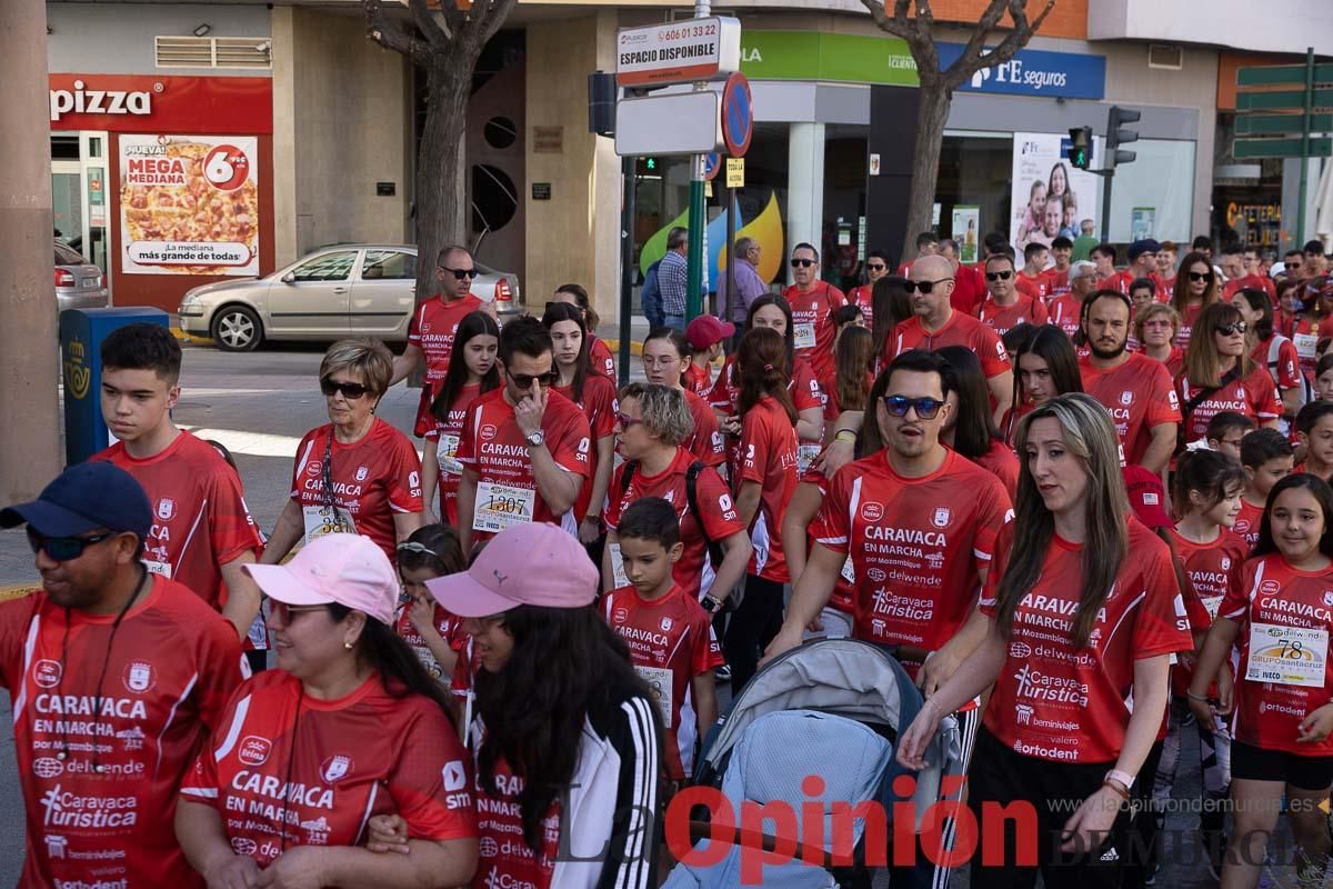 Marcha de la ONG Delwende en Caravaca