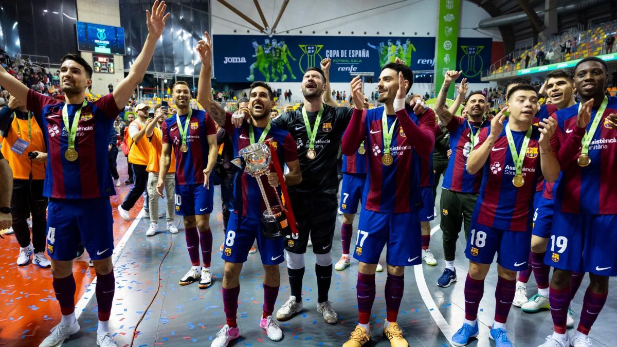 El Barça celebró a lo grande la Copa de España