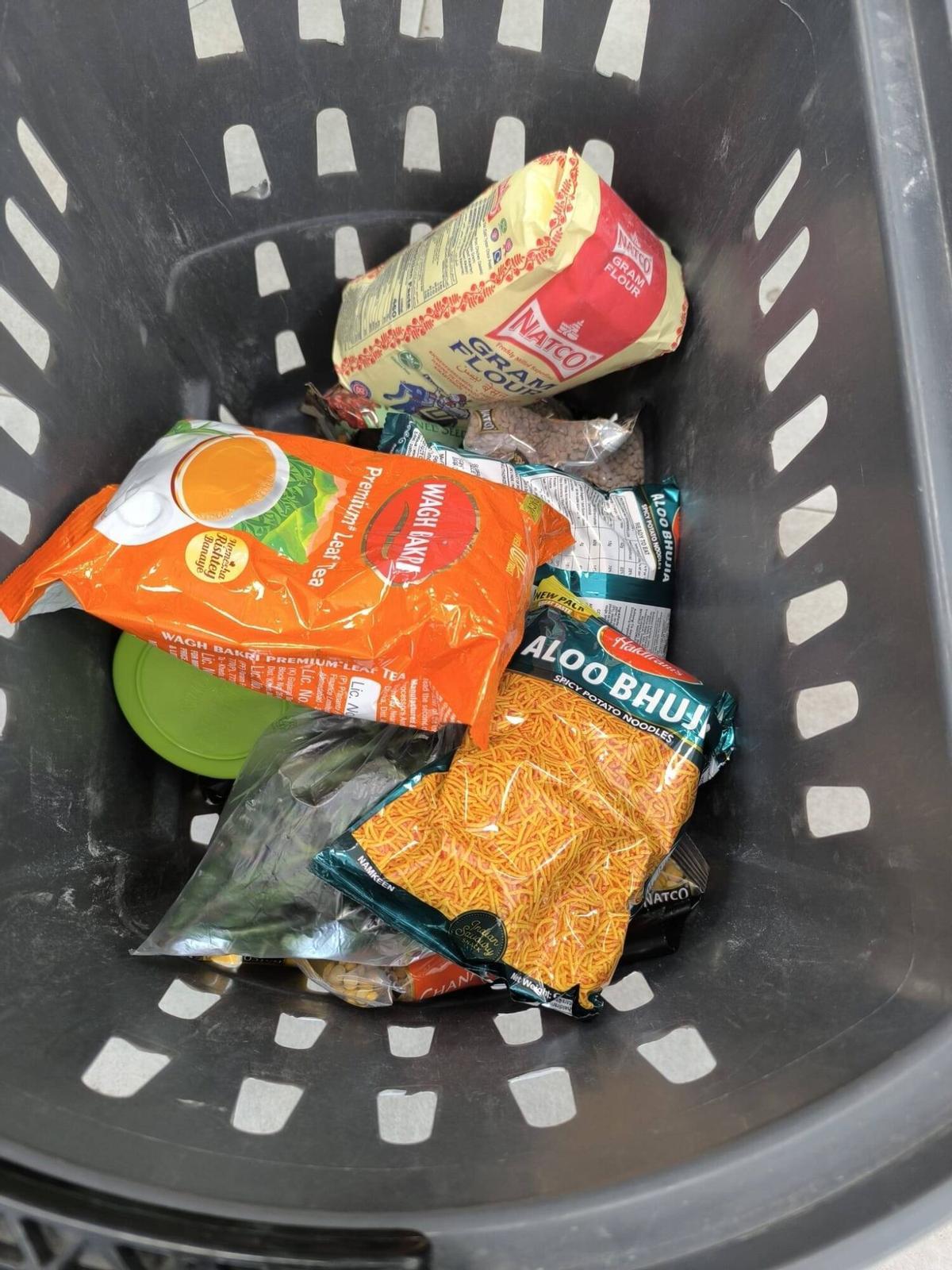 Productos hindús en Supermercado Desi.