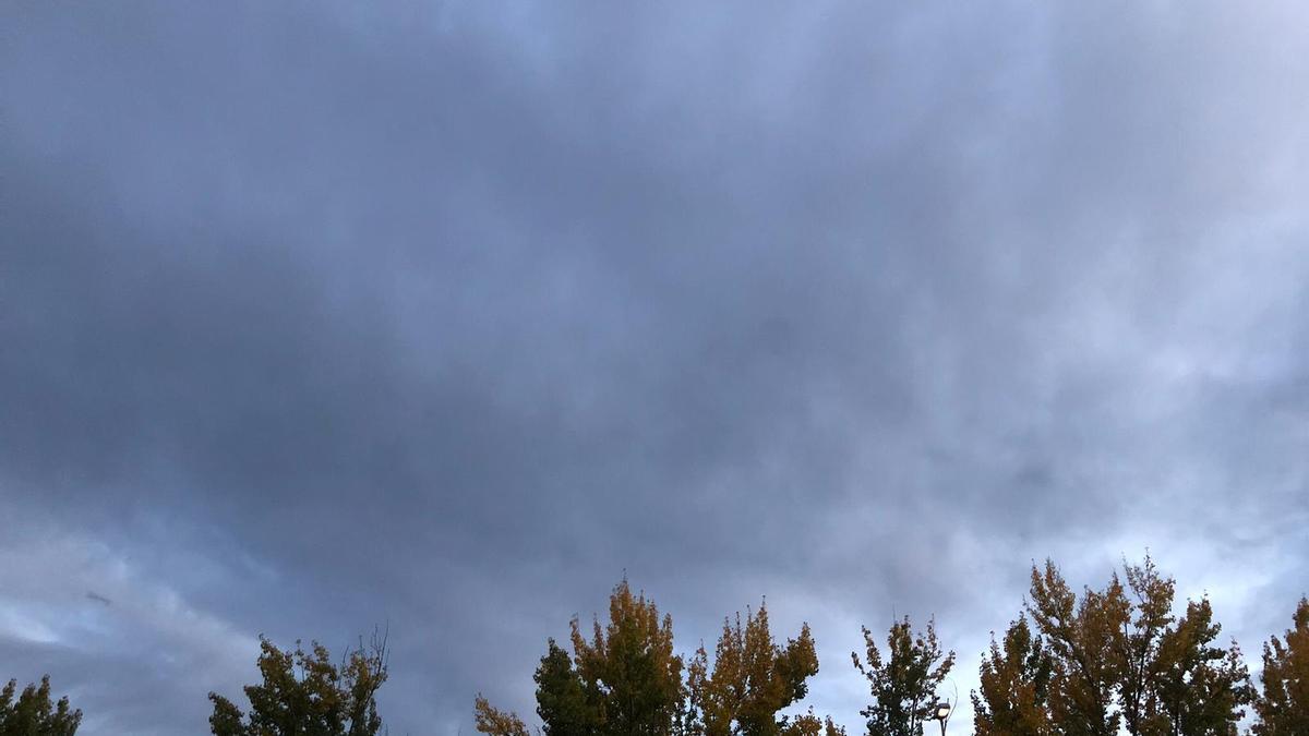 Cielo nuboso en Zamora.