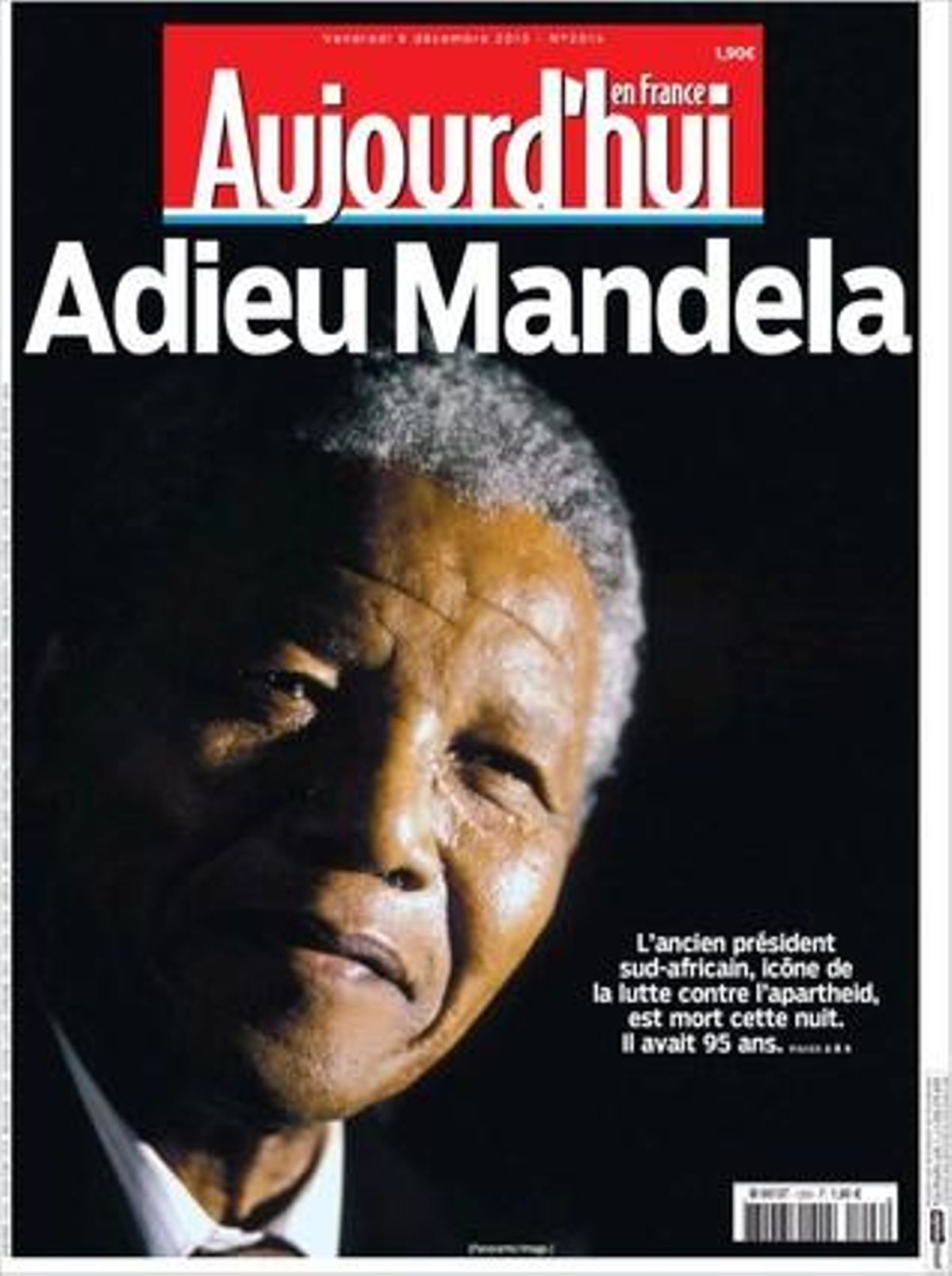 Portada del diari francès ’Aujourd’hui’.