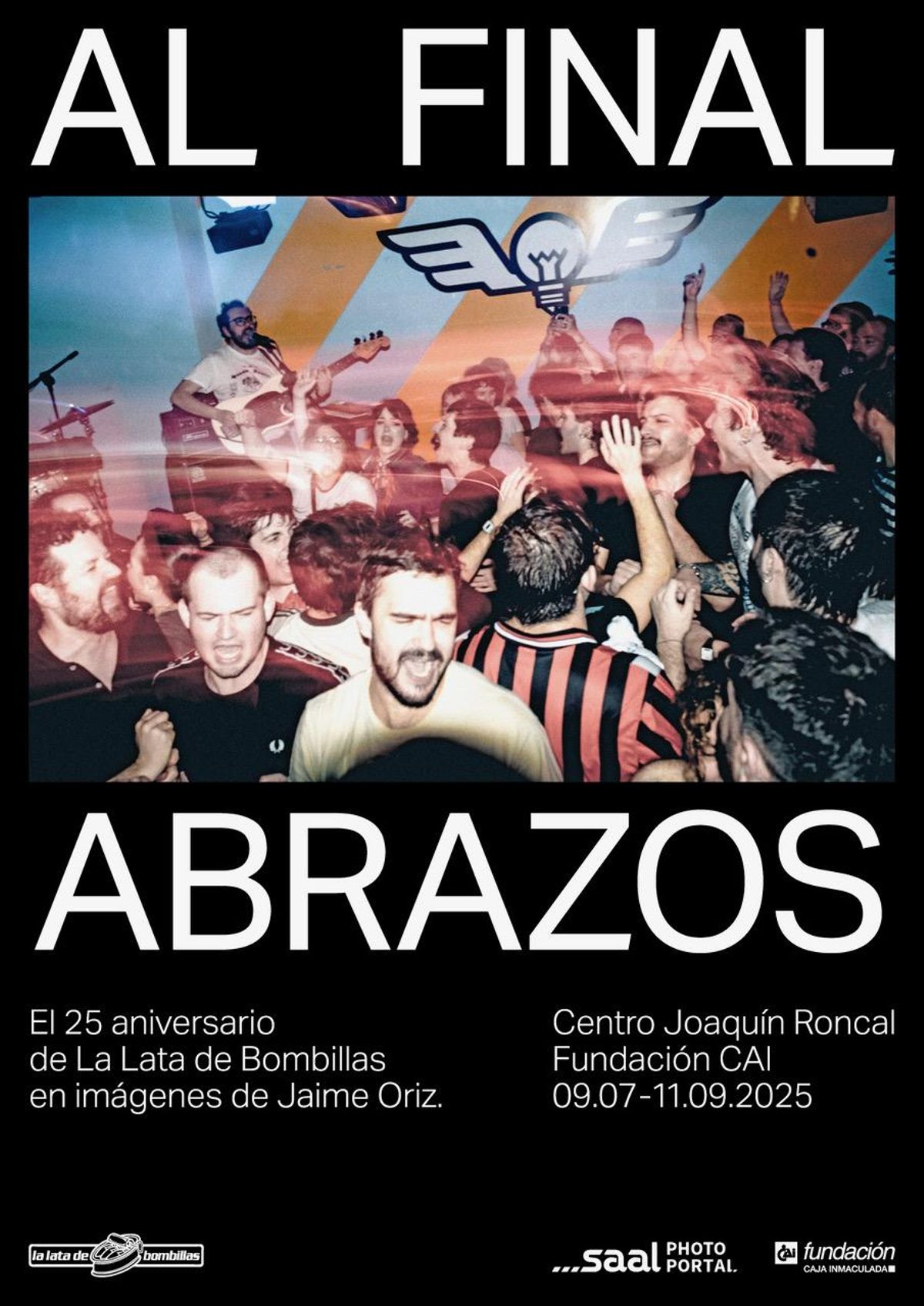El cartel de la exposición que cerrará el 25 aniversario de la sala.