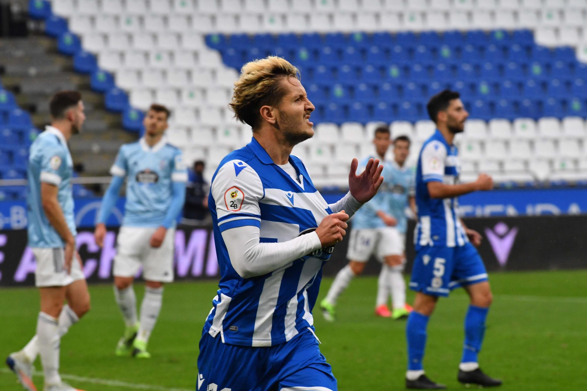 Las fotos de la victoria del Celta B en Riazor